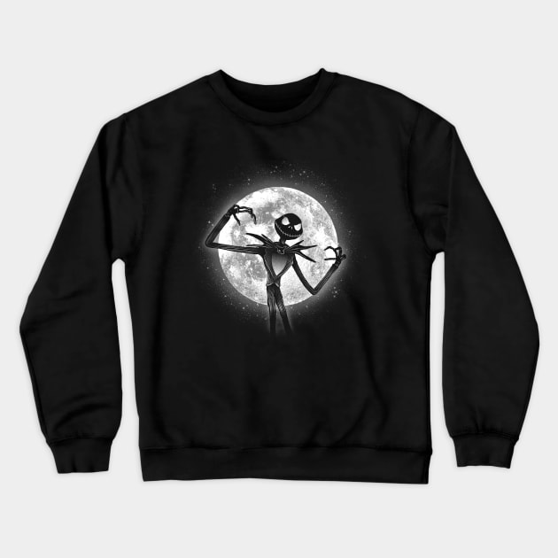 Moonlight Skeleton Crewneck Sweatshirt by FanFreak